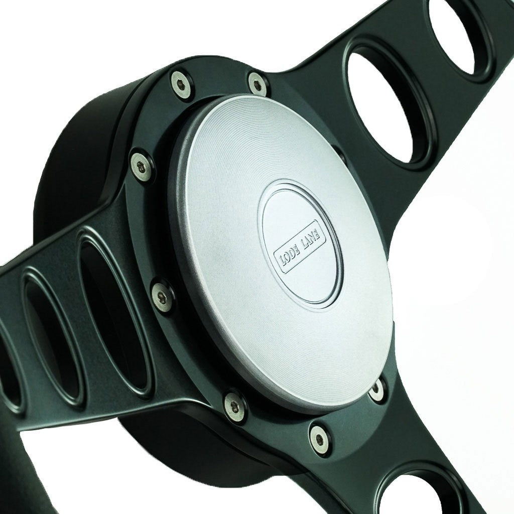 Steering wheel boss kit - 48 spline - large - silver - exmoor trim