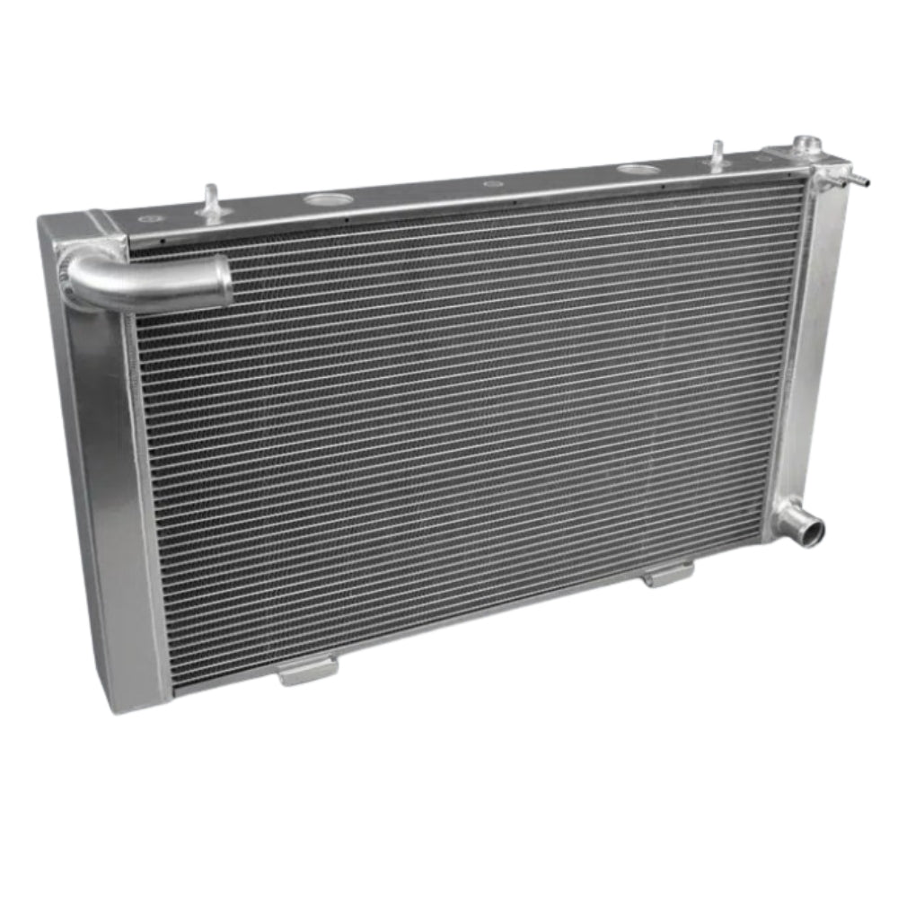 Alloy cooling radiator with integral oil cooler and twin SPAL fans - ALLISPORT