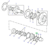 Shim 0,45mm - Pack of 5 units - ORIGINAL LAND ROVER