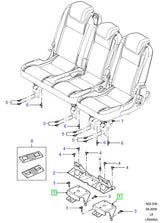 Second Row Seat Anchor Reinforcement - GENUINE LAND ROVER