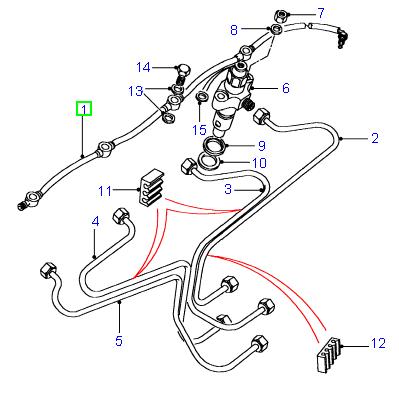 Fuel Injection Spill Rail
