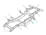Rear Radius Arm Chassis Bracket LH