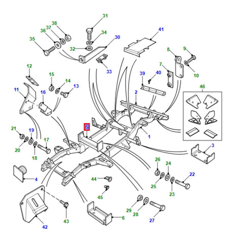 Gearbox Support Crossmember - AG PARTS