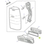 Gasket rear stop flasher lamp