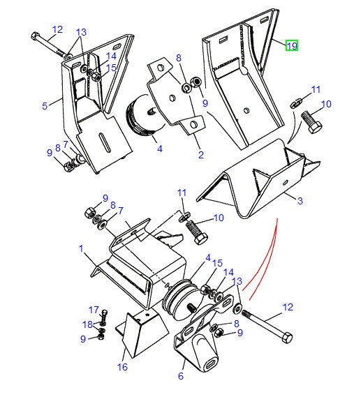 Bracket - Engine Mounting