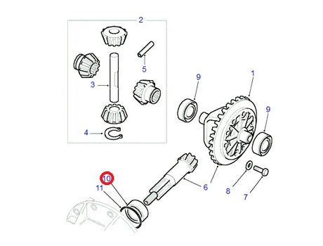 Tapered Bearing - Differential Pinion - TIMKEN