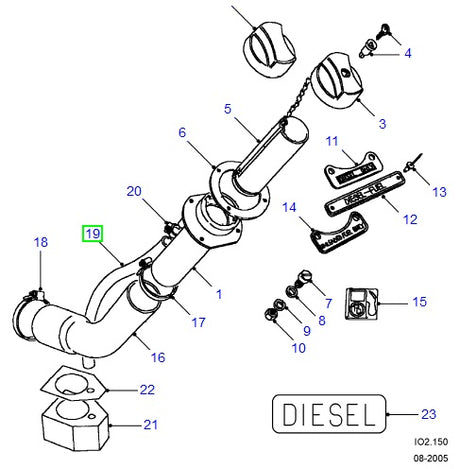 Hose Breather Fuel Filler