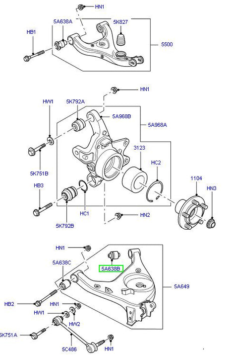 Lower Suspension Arm Bush