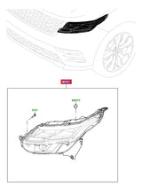 Headlight Assembly - LHD - LH - GENUINE LAND ROVER