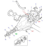 Washer - Rear Axle - Differential Output - GENUINE LAND ROVER