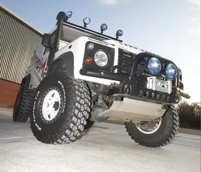 Land Rover Defender with accessories