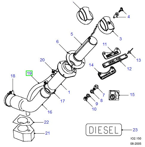 Hose Breather Fuel Filler