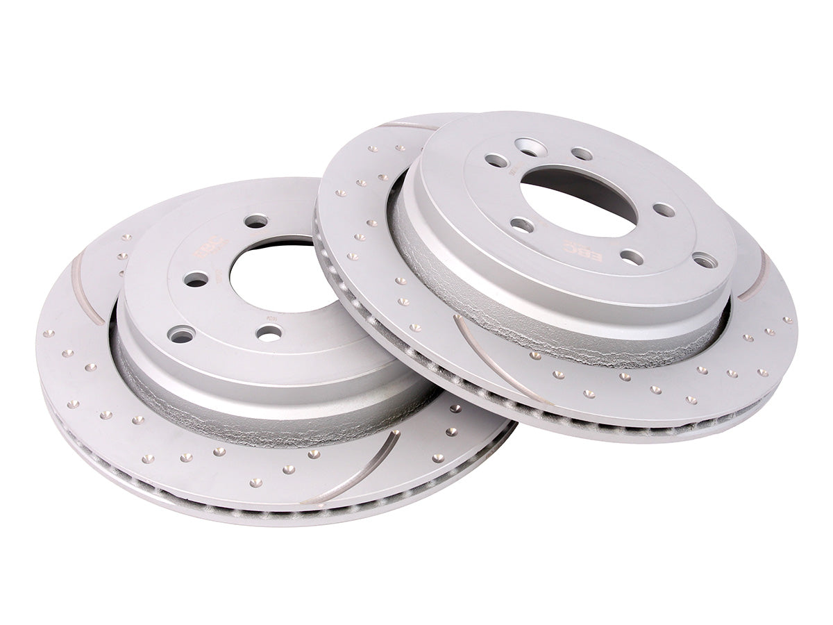 Brake Disc Rear Vented (pair) - EBC BRAKES