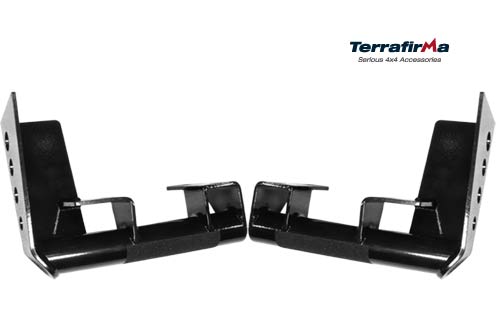 Terrafirma HD Rear Bumper Corners - Defender 90 - Without Wheel Carrier