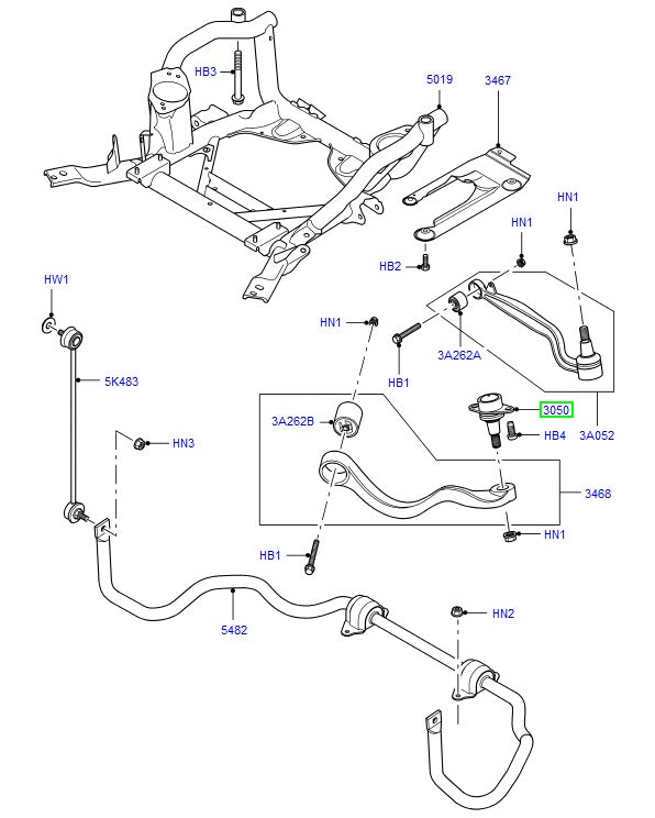 Upper Track Control Arm Ball Joint - PROEVO+