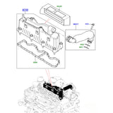 Cylinder Head Cover - Crankcase Breather - SKV
