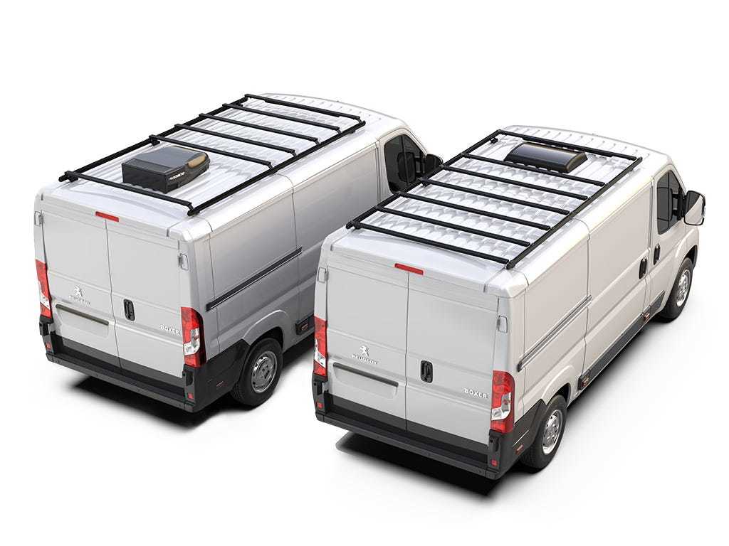 Peugeot Boxer (L2H1/136in WB/Low Roof) (2014-Current) Slimpro Roof Rack Kit