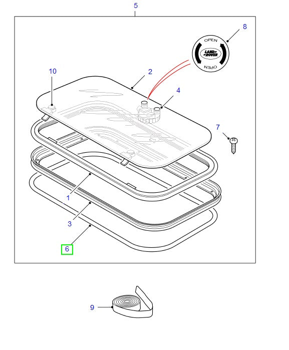 Seal Sunroof to Body