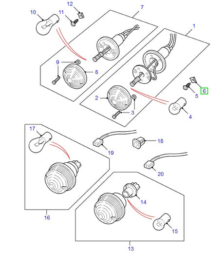 NUT - HEX. - U-BOLT - 5 units