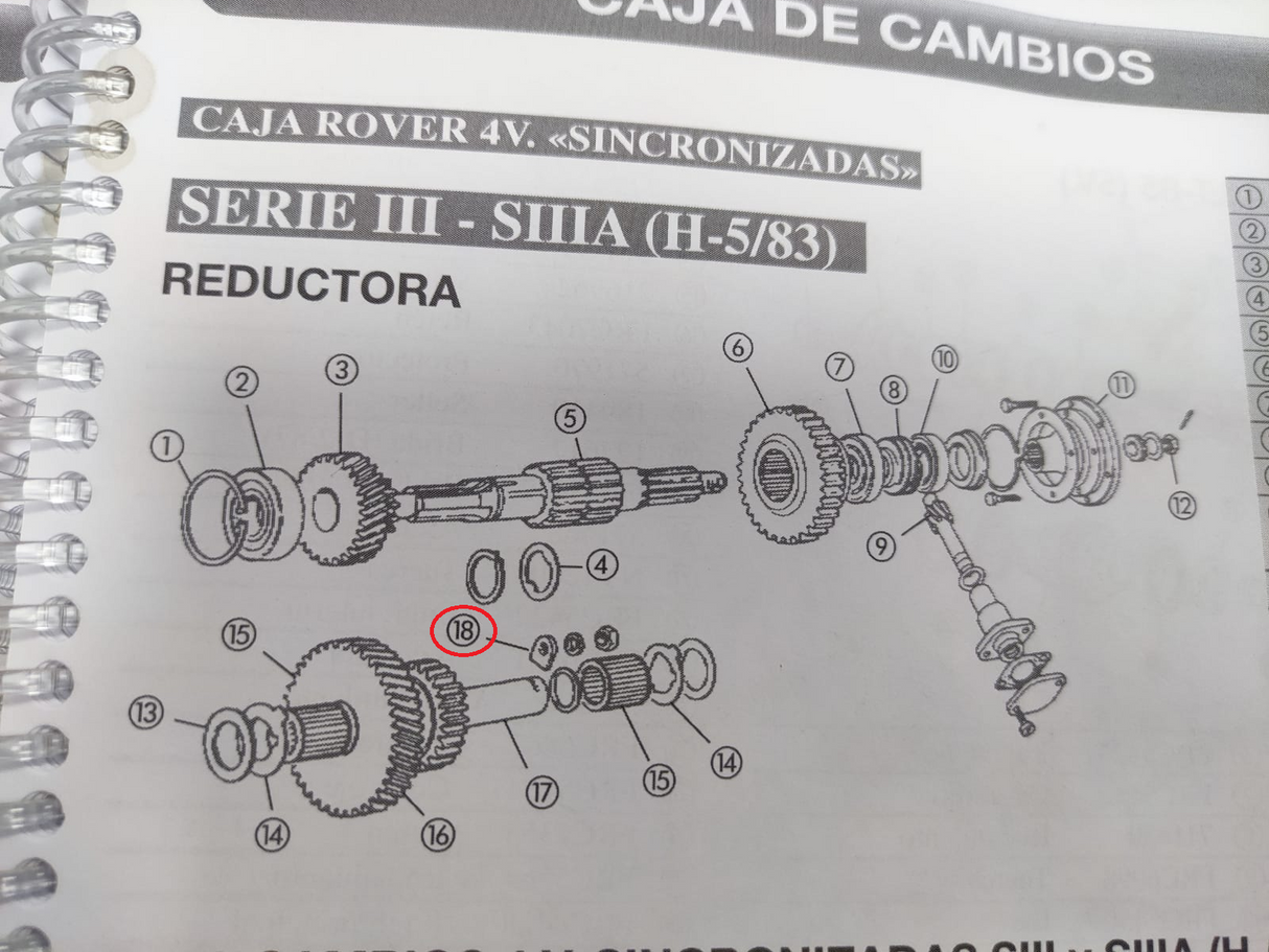 Plate - Intermediate Gear Shaft - Reduction - AG PARTS