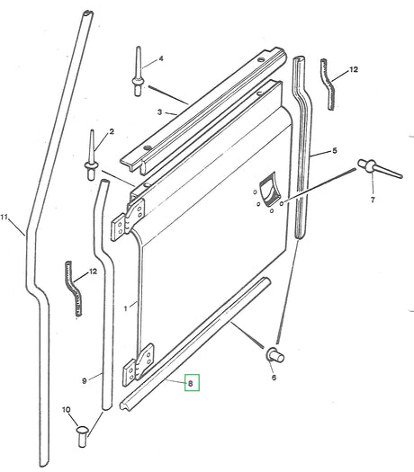 Sealing Rubber Bottom of Door