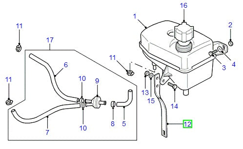 Expansion Tank Bracket - ALLMAKES
