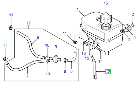Expansion Tank Bracket - ALLMAKES