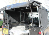 3/4 Hood (Cab Fit) Black Canvas (WSW) - EXMOOR TRIM