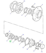 Washer stub- Front Axle