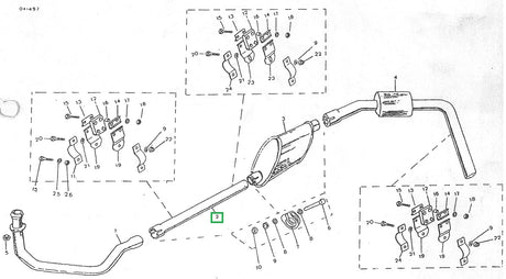 Exh Centre Pipe