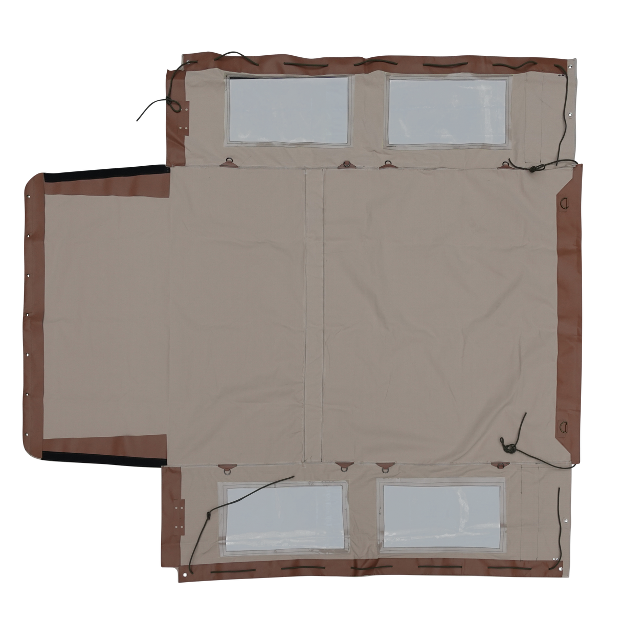 Hood With Side Windows 109" - Light Sand