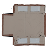 Hood With Side Windows 109" - Light Sand