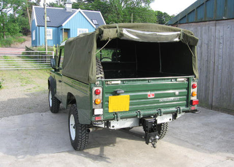 Khaki Canvas - with Rear Windows - for Hi-cap - EXMOOR TRIM