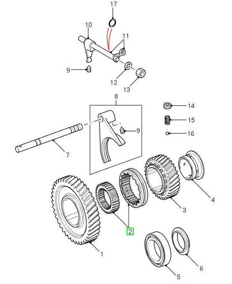 Hub and Sleeve Assy Trans Box