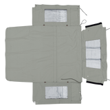 Hood With Side Windows 88" / 90" - Grey-Green