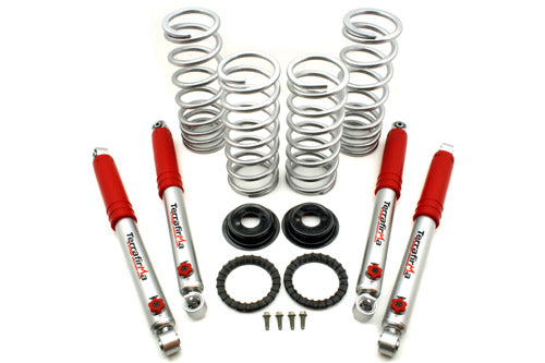 AIR TO COIL CONVERSION KIT D2 MED LOAD - Includes +3" 4 STAGE ADJUSTABLE SHOCKS