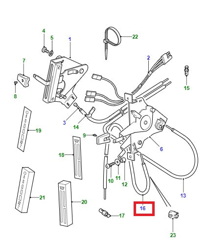 Cable - Heater - GENUINE LAND ROVER