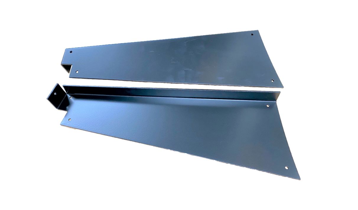 Rear Corner Wing Protector Reinforcement - Black 3mm - Flat - AG PARTS