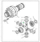 Pinion Shaft Trans Box - EAC PARTS
