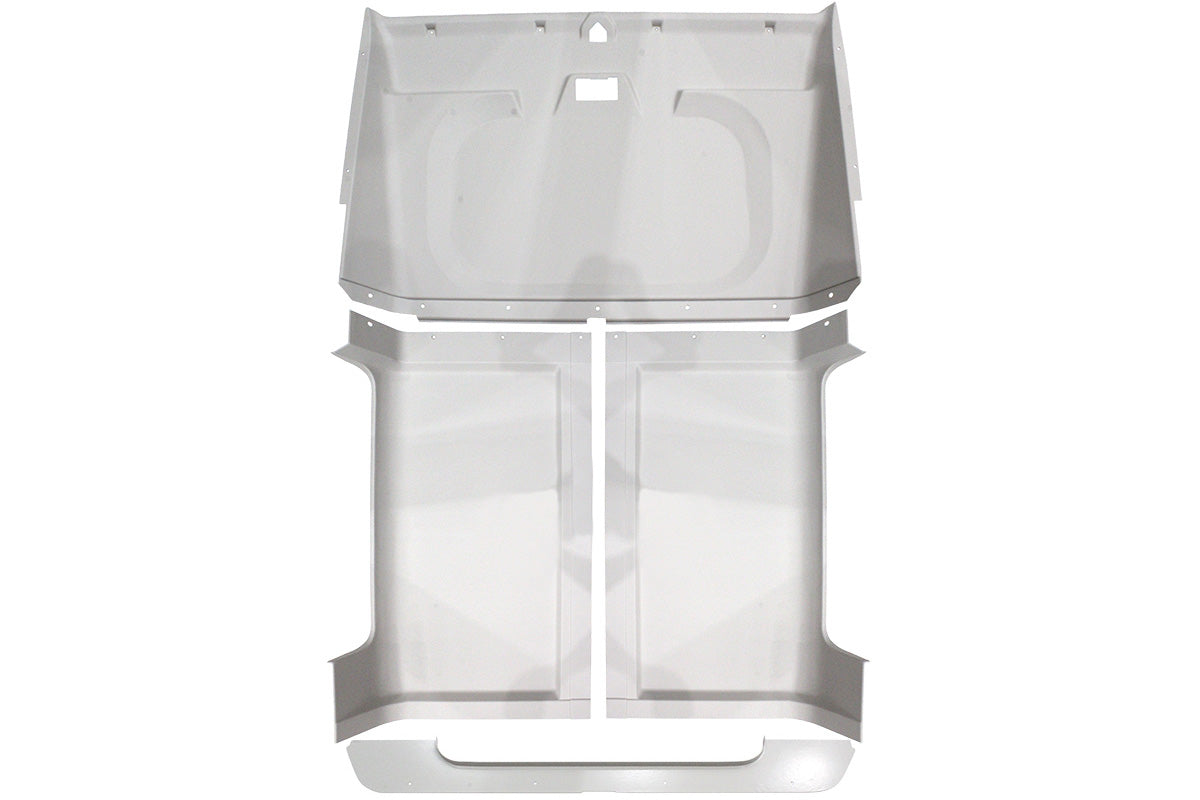 90" Roof Replacement Kit - With Alpine window - White - TERRAFIRMA