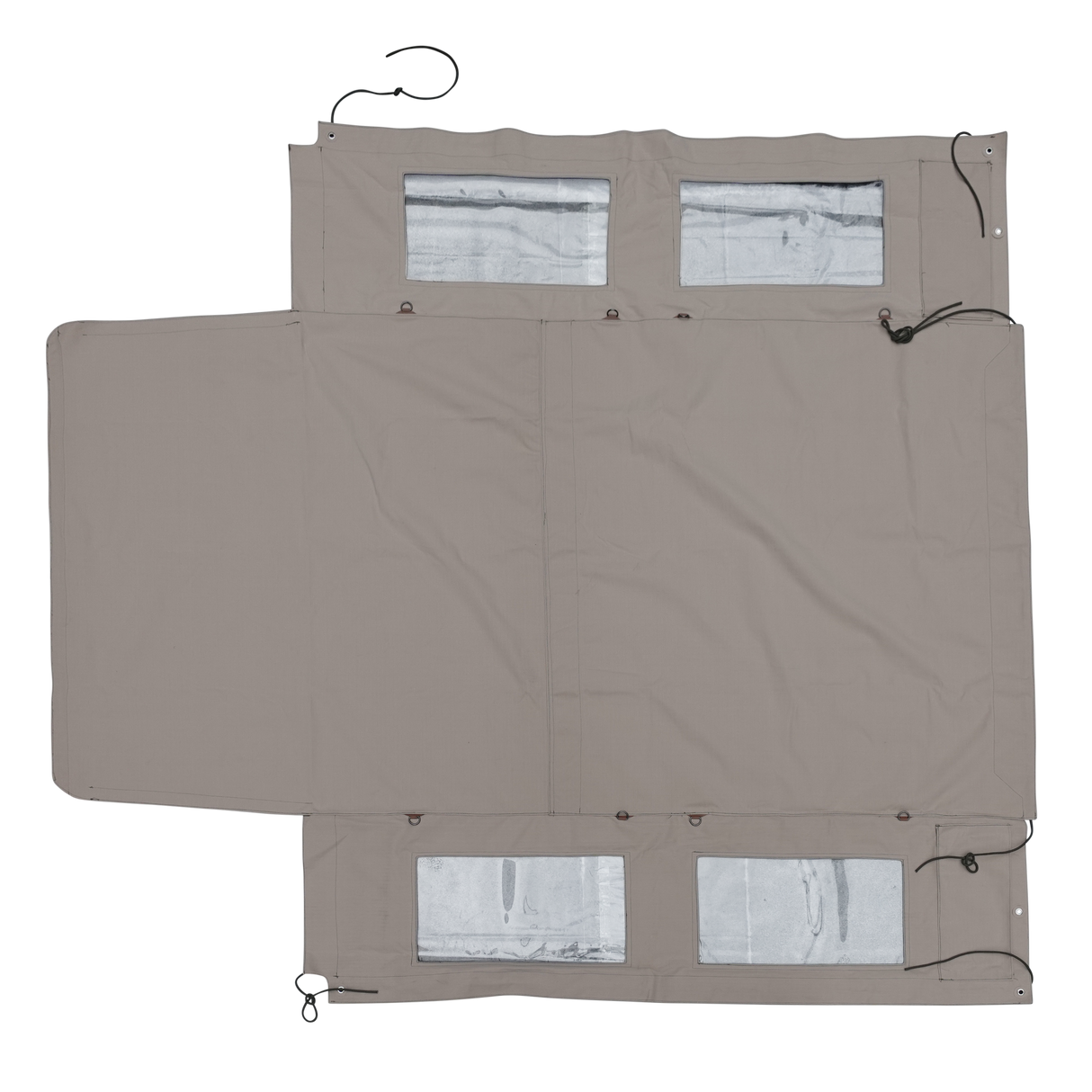 Hood With Side Windows 110" - Light Sand - SEÑORBARBO