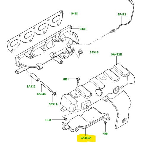 Lower Thermal Protector - GENUINE LAND ROVER