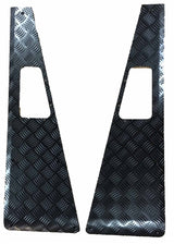 Black Wing Top Chequer Plate for Defender 83-16