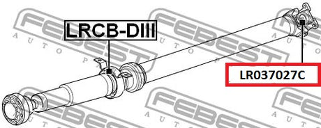 Universal Joint - Rear Propshaft