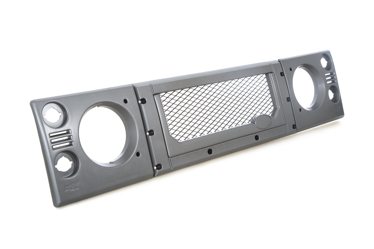Standard Front Grille Kit - Brunel Silver Grey - KBX