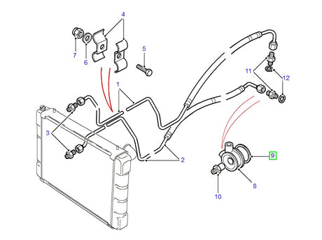 Gasket Oil Filter Adaptor