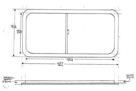 Sliding Window Kit Hard Top