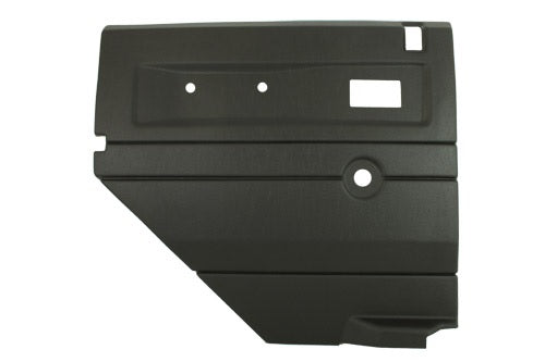 Door Trim - Left Rear - Black - Manual Window - TERRAFIRMA