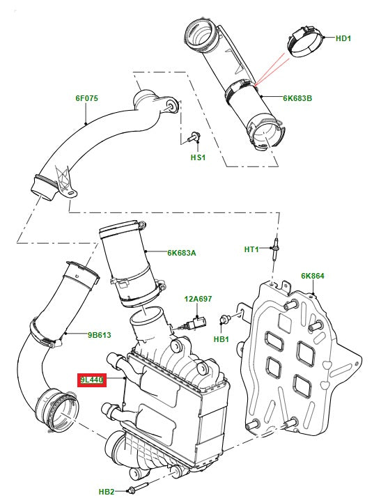 Cooler Engine Change Air - BEHR