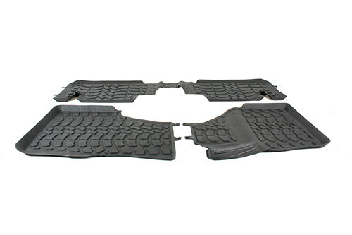 Mat Set Front And Rear Rubber Raised Lip For F2 - ALLMAKES 4X4